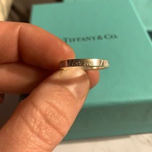 Tiffany &co I love you ring